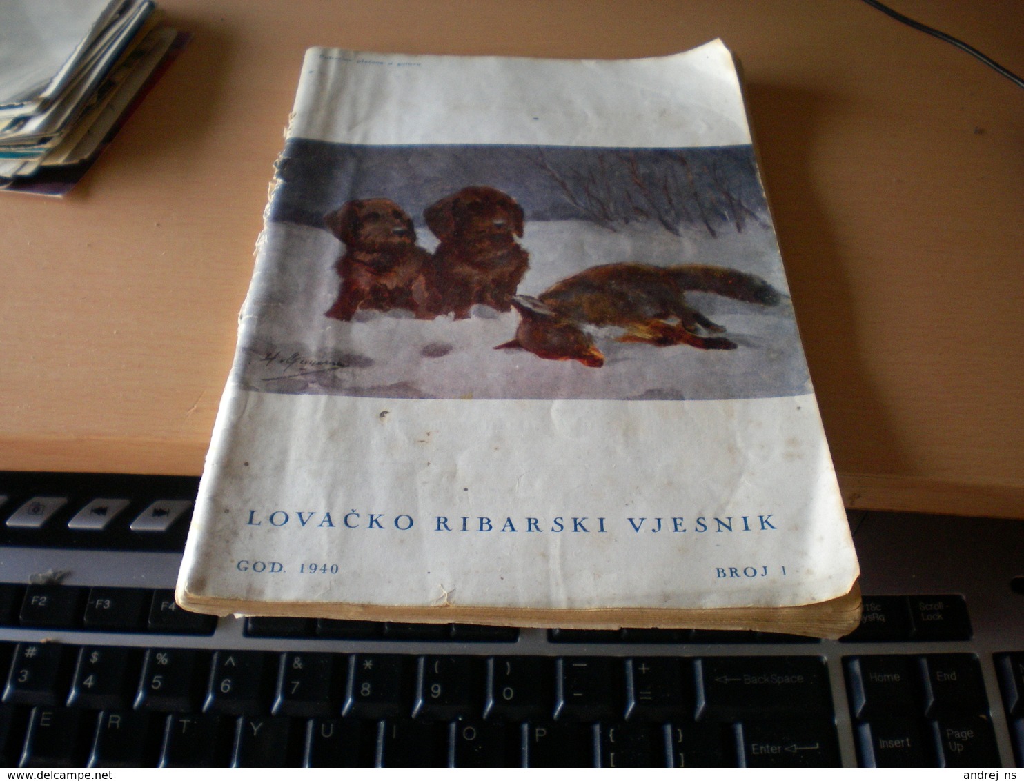 Lovacko Ribarsi Vjesnik 1940 Broj 1 Hunting And Fishing No 1 Zagreb 1940 - Scandinavische Talen