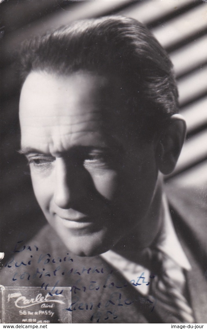 Pierre Fresnay   Autographe Dédicace    PRIX FIXE - Autres & Non Classés