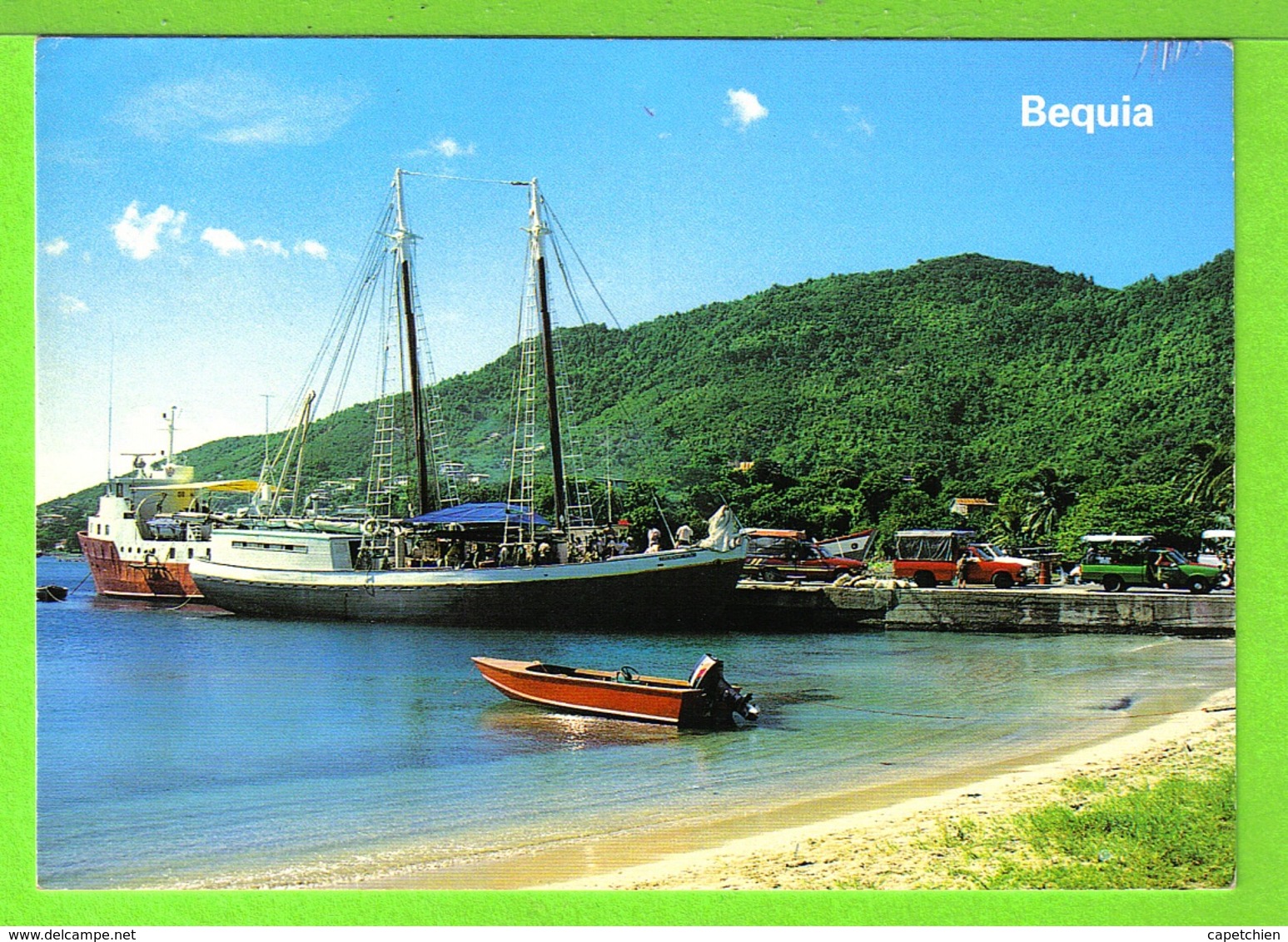 THE DOCK / PORT ELISABETH / BEQUIA / Carte écrite En - Saint-Vincent-et-les Grenadines