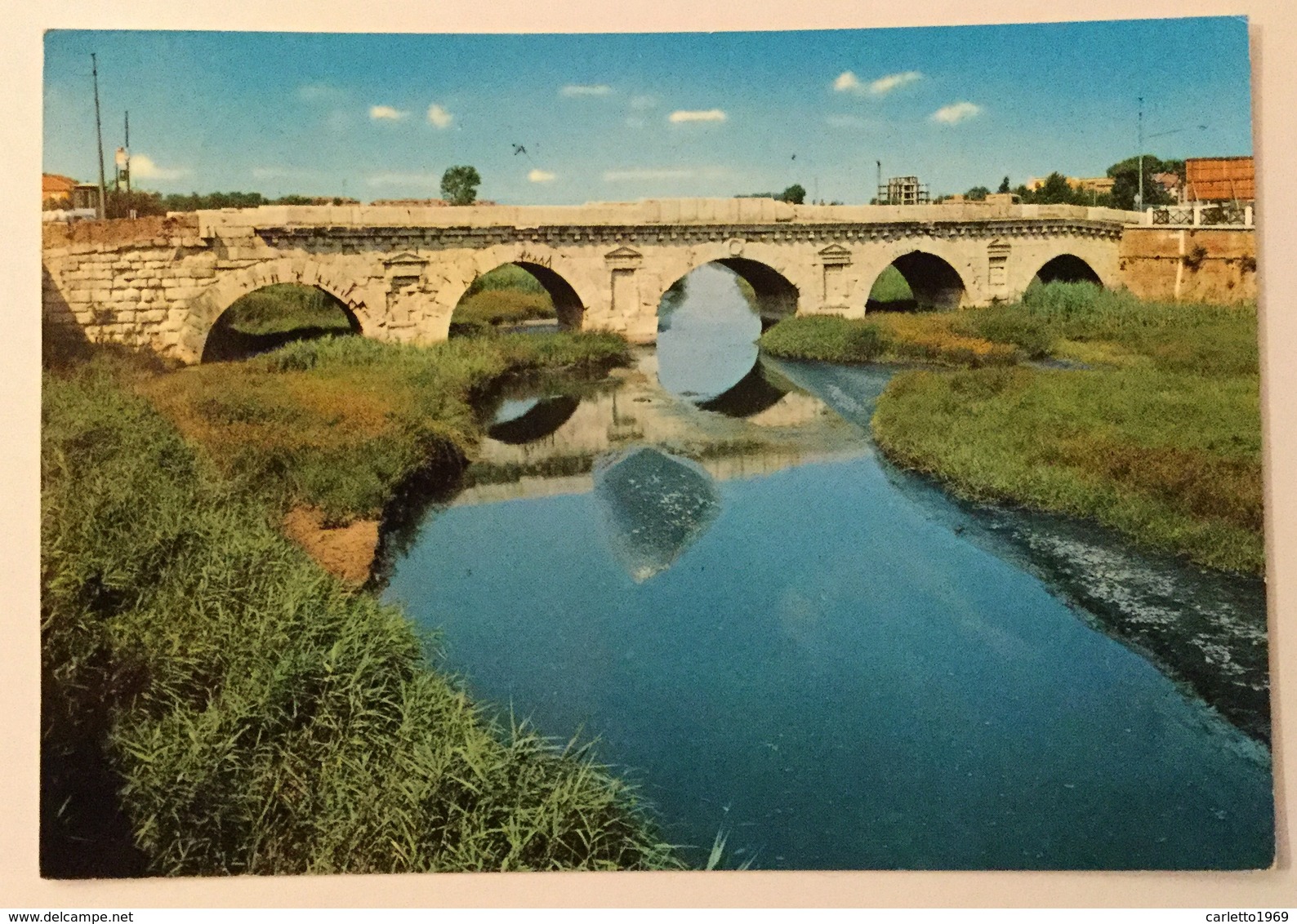 RIMINI - PONTE DI TIBERIO   VIAGGIATA FG - Rimini