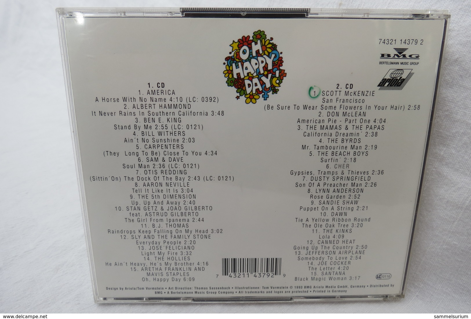 2 CDs "Die Kult-Songs Aus Der Hippie-Ära" Div. Interpreten - Disco, Pop