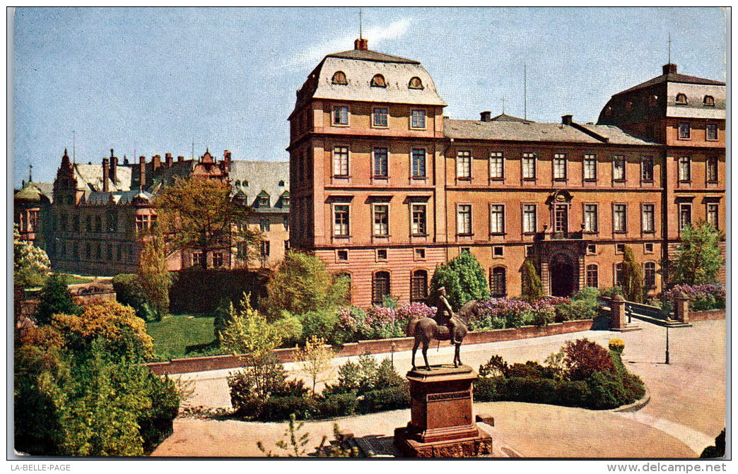 Allemagne - HESSE - DARMSTADT - Paradeplatz Mit Grossherzogl. Residenz Schloss - Darmstadt