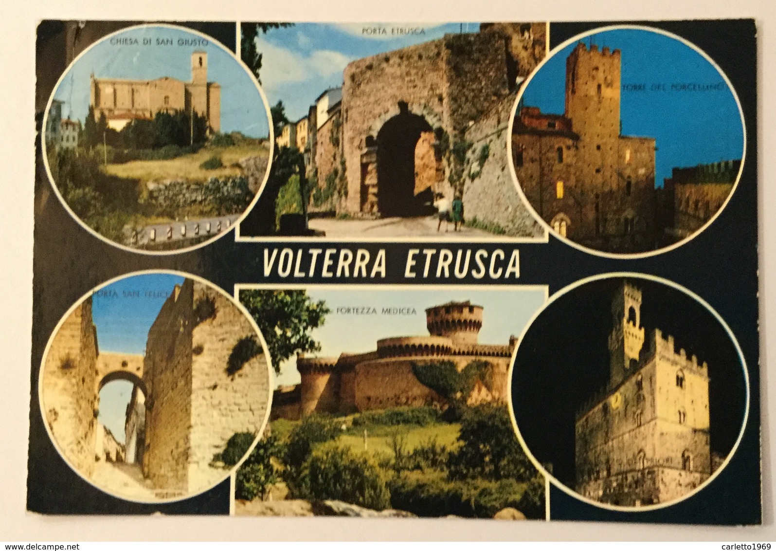 VOLTERRA ETRUSCA  - VEDUTE VIAGGIATA FG - Pisa