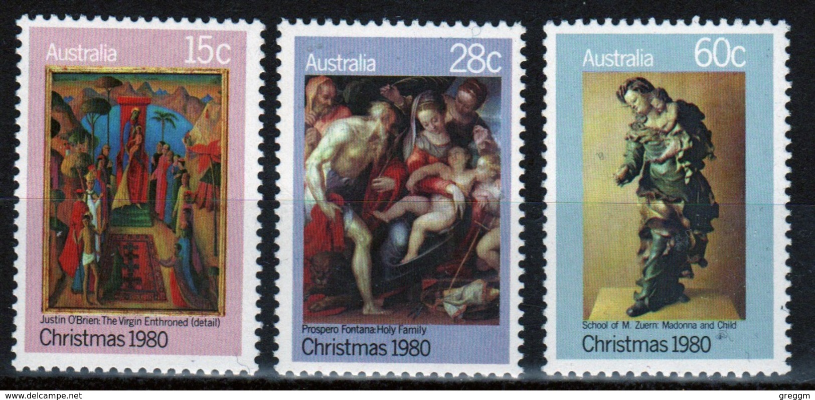 Australia 1980 Set Of Stamps To Celebrate Christmas. - Mint Stamps