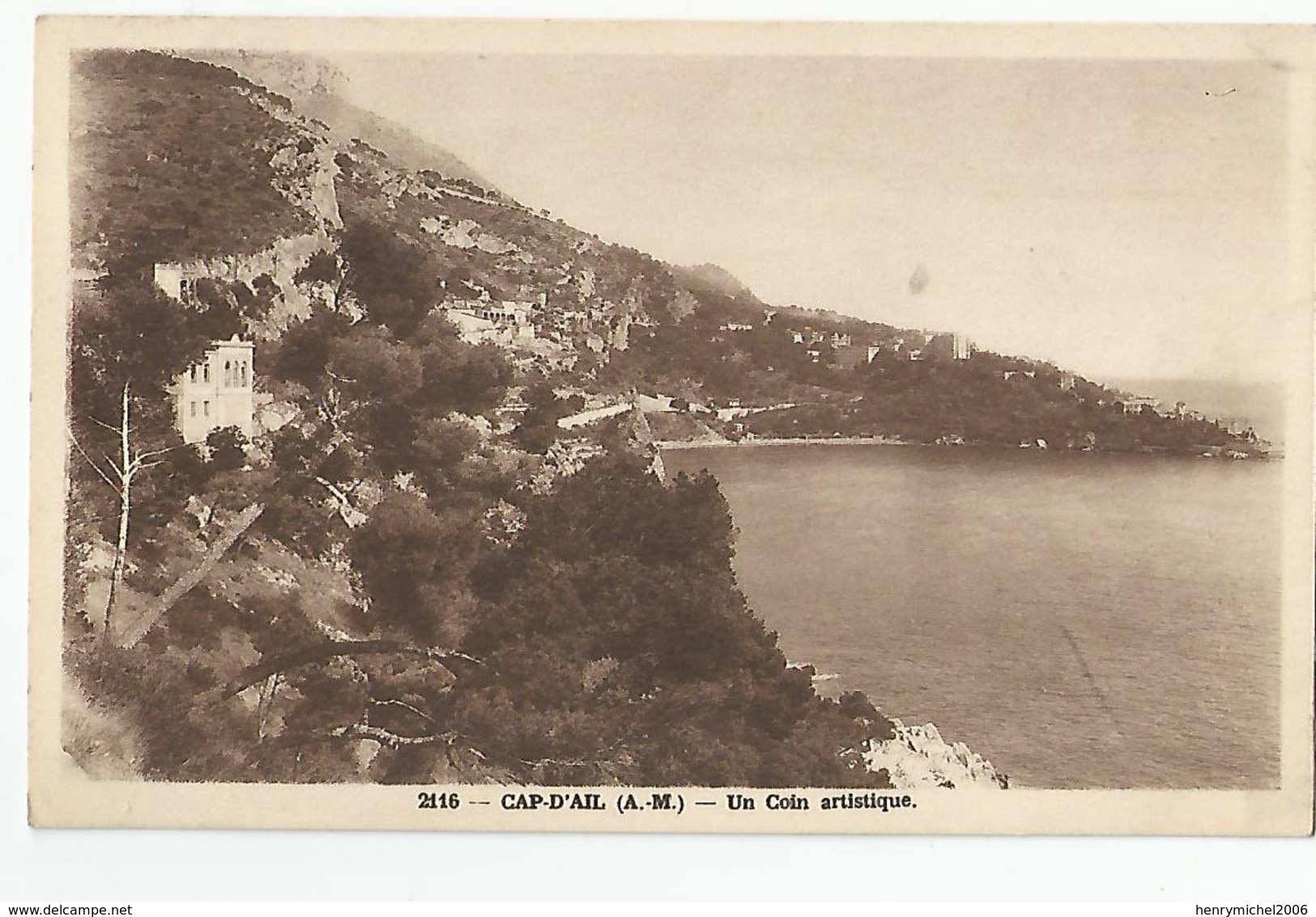 06 Cap D'ail Un Coin Artistique 1943 - Cap-d'Ail