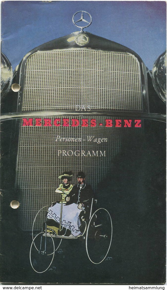Das Mercedes-Benz Personen-Wagen Programm 30er Jahre - 40 Seiten Mit Vielen Abbildungen - Kataloge