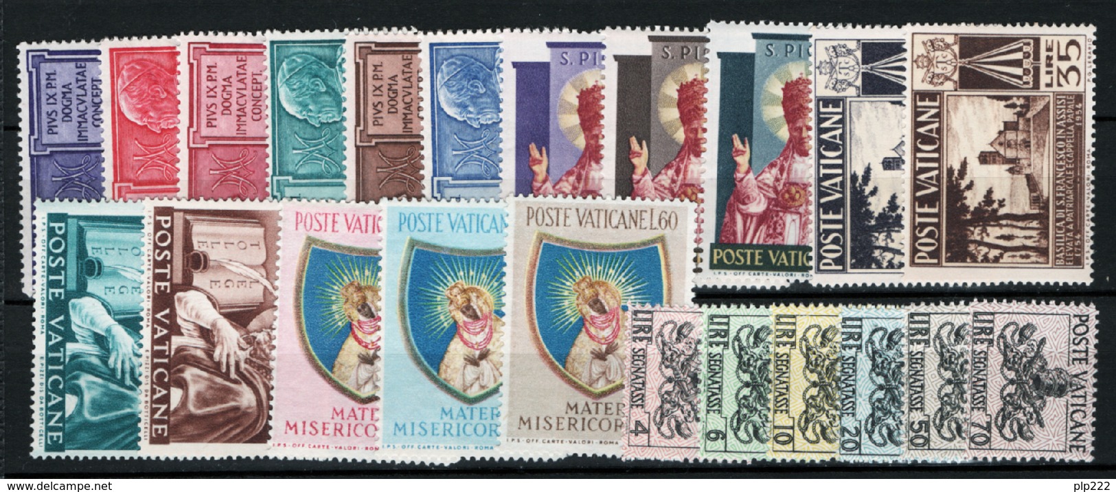 Vaticano 1954 Annata Completa/Complete Year MNH/** VF - Annate Complete