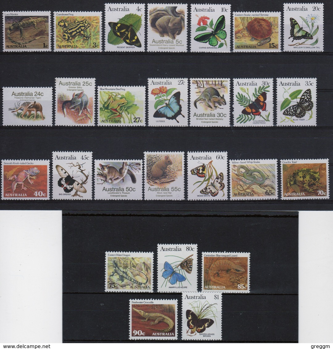 Australia 1981 Set Of Stamps To Celebrate Wildlife. - Mint Stamps