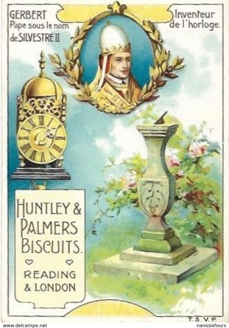 CHROMOS IMAGES LOT DES 2.  HUNTLEY  PALMERS BISCUITS - Autres & Non Classés