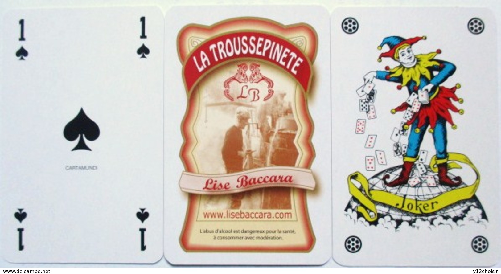 JEU DE 32 CARTES + 1 JOKER LA TROUSSEPINETE LISE BACCARA TROUSSEPINETTE - 32 Carte