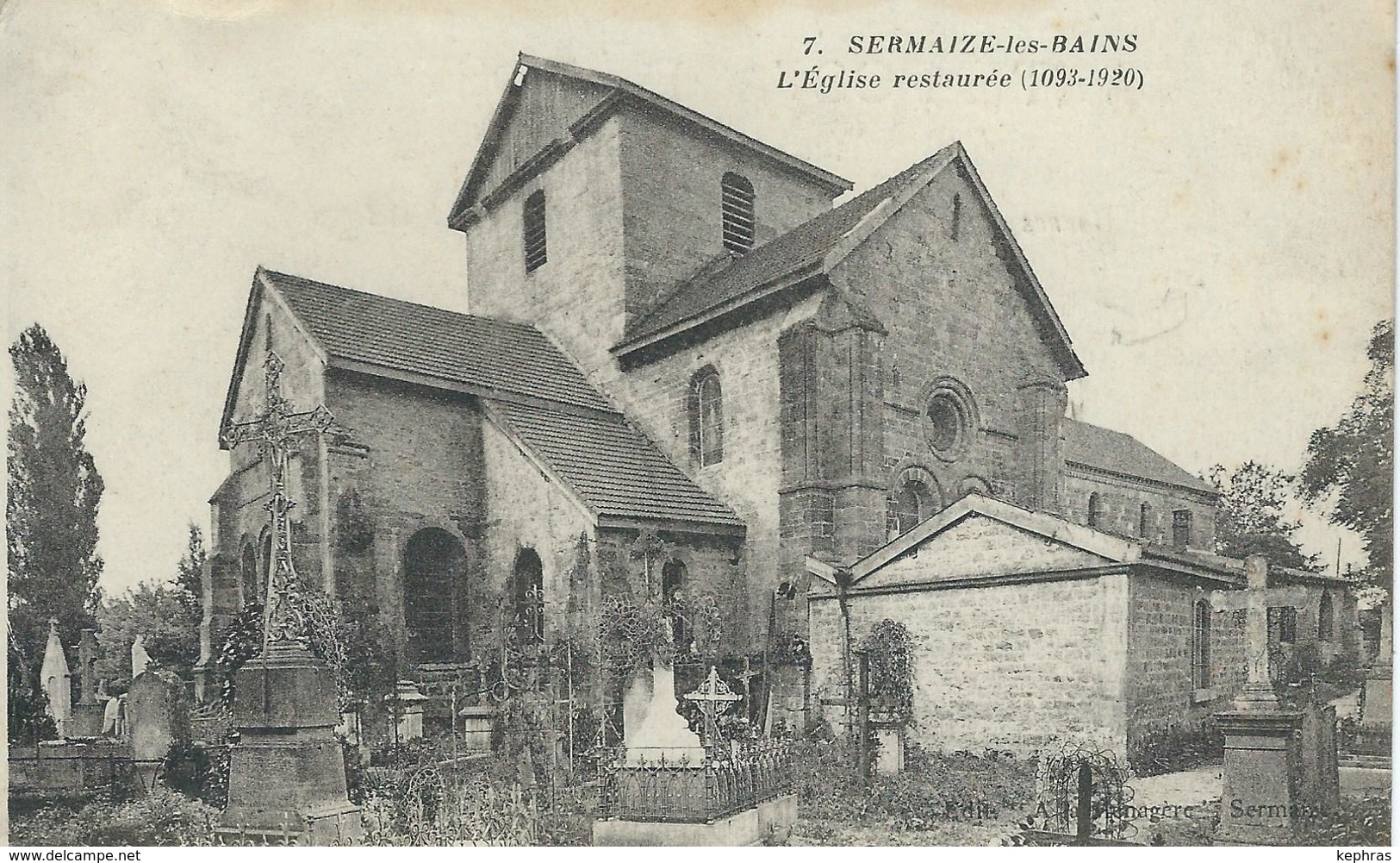 7. SERMAIZE-LES-BAINS : L'Eglise Restaurée - Sermaize-les-Bains