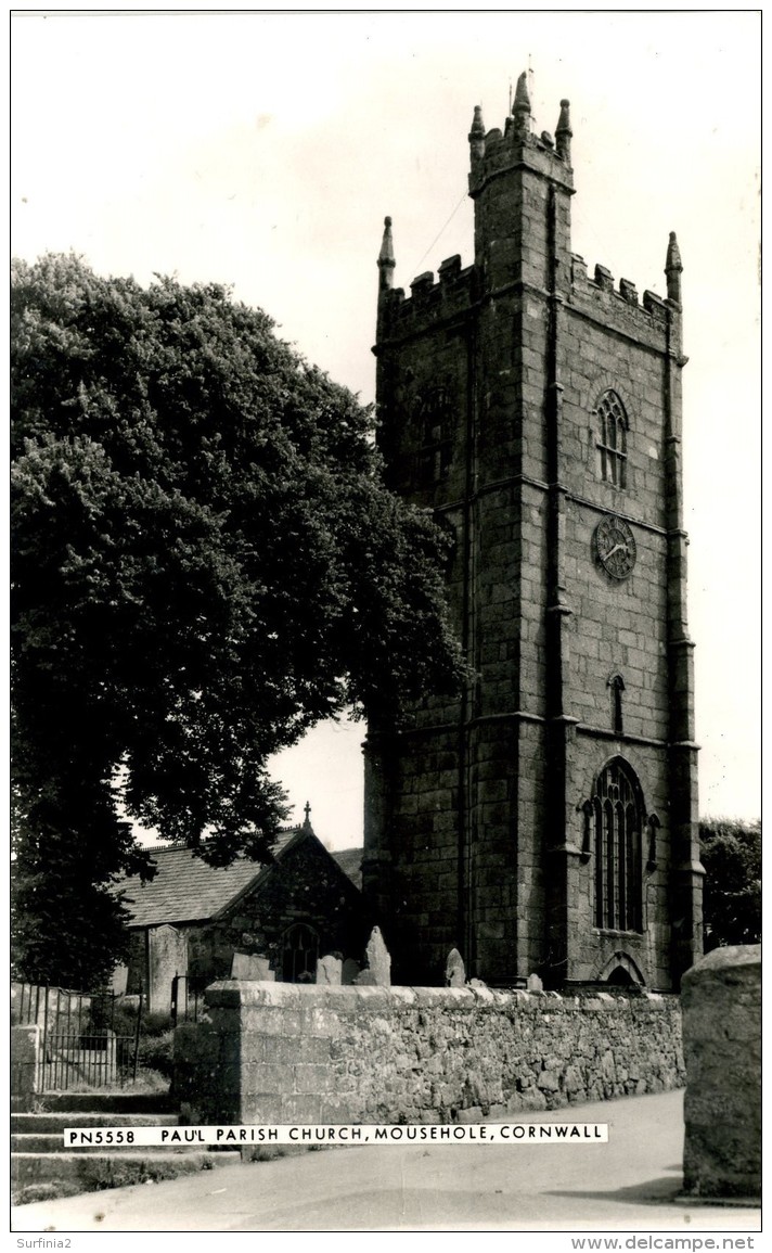 CORNWALL - MOUSEHOLE - PAUL PARISH CHURCH RP Co539 - Other & Unclassified