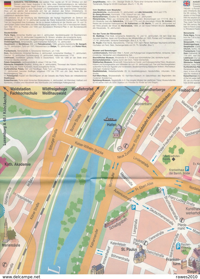 Trier Stadtplan Und Plan Der Region - Other & Unclassified