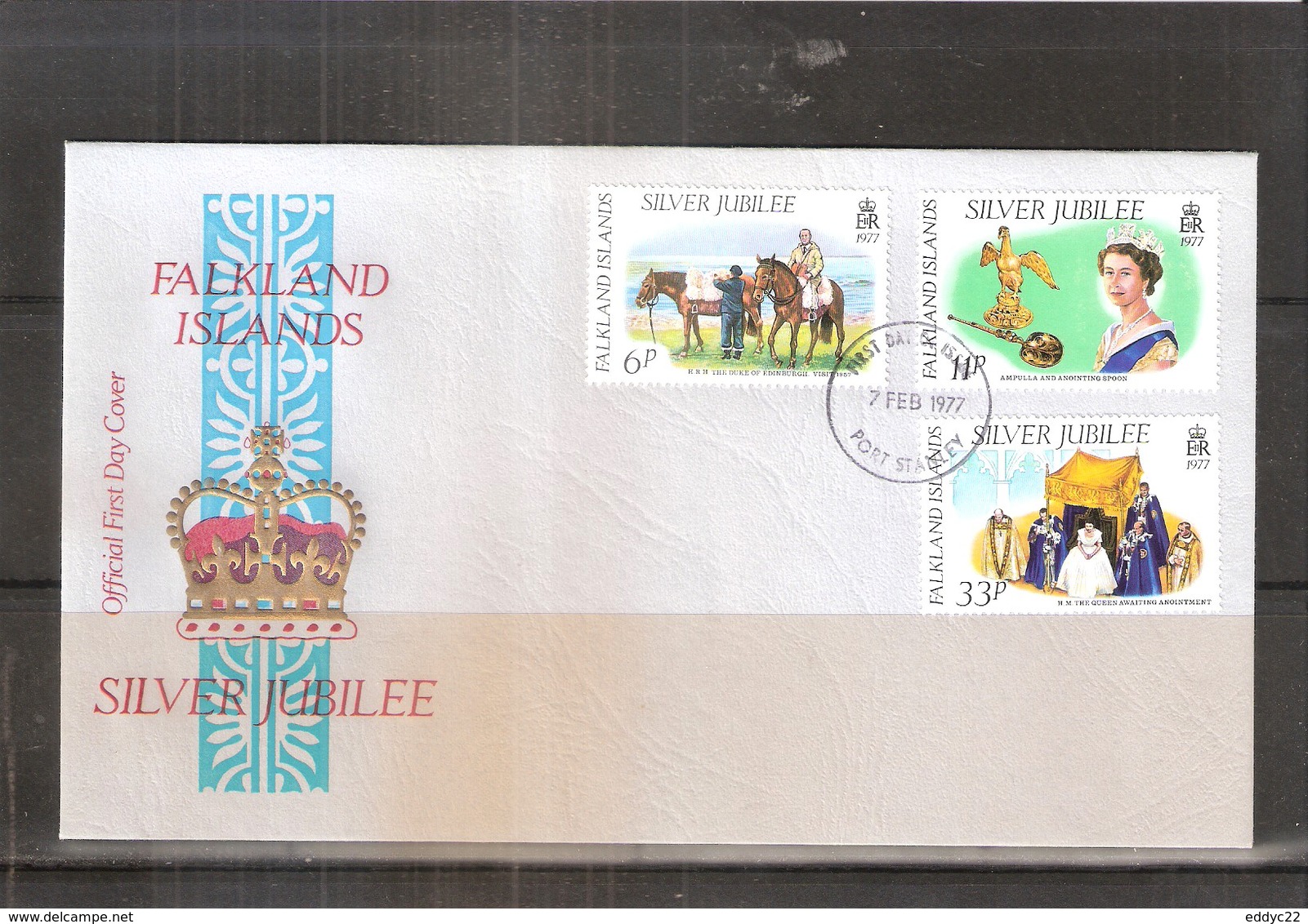 Falkland Islands - FDC Silver Jubilee - Complete Set (to See) - Falkland Islands