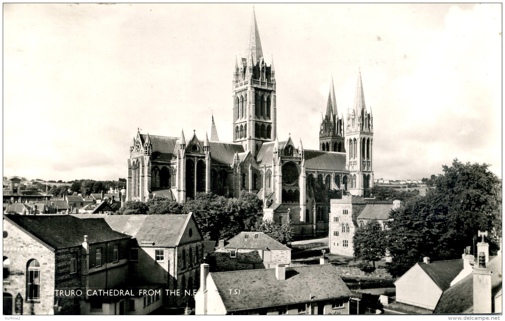 CORNWALL - TRURO - CATHEDRAL FROM THE NE RP Co192 - Other & Unclassified