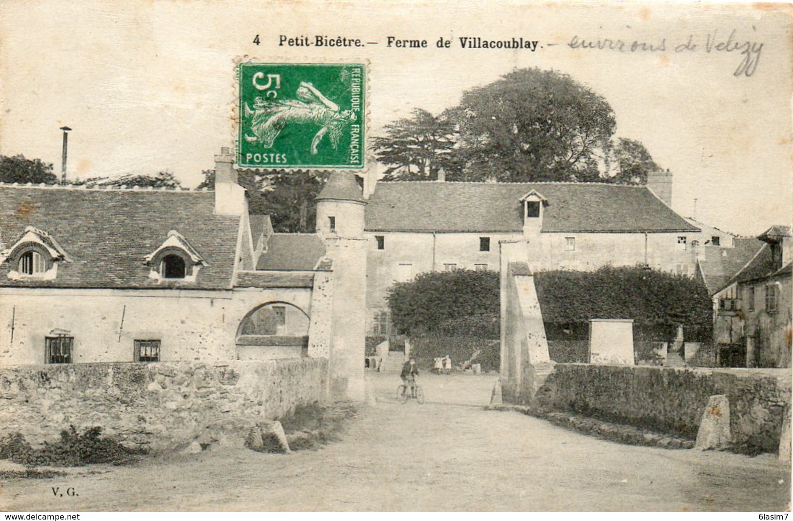 CPA - Environs De VELIZY-VILLACOUBLAY (78) PETIT-BICÊTRE - Aspect De La Ferme En 1911 - Autres & Non Classés