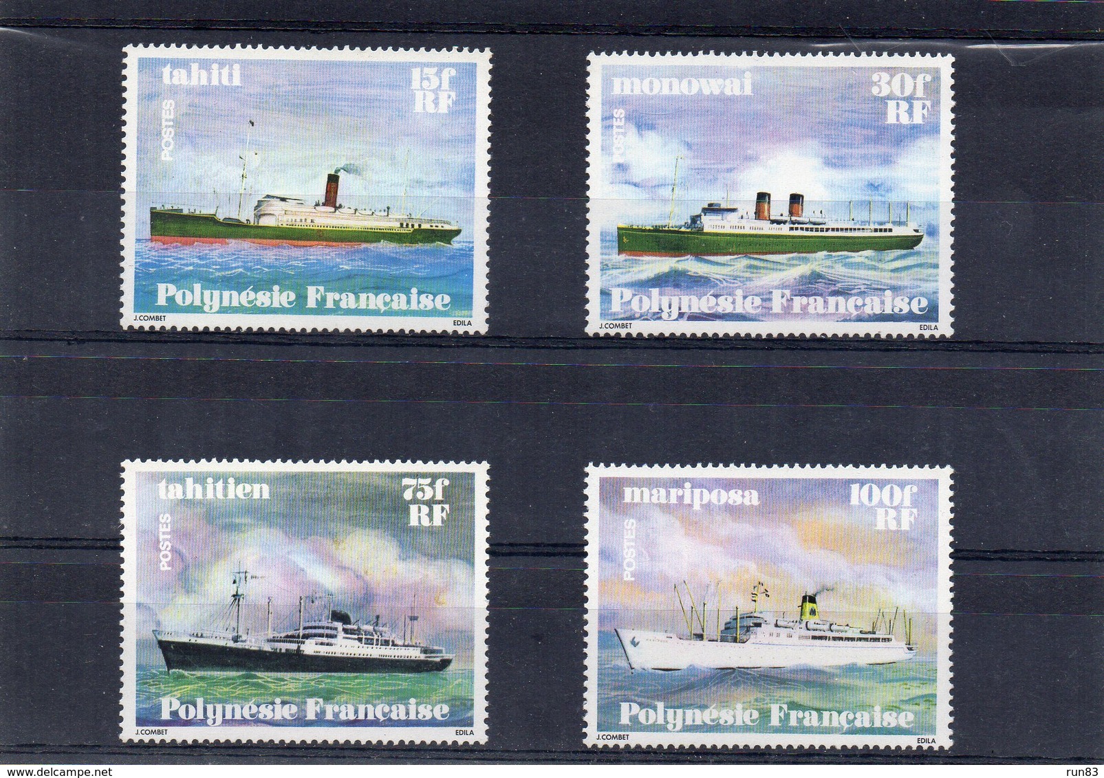Polynesie / 1978 Superbe Série De 4 Valeurs Dentelées MNH Cote 18.00 Départ 3.50 Euros - Ships