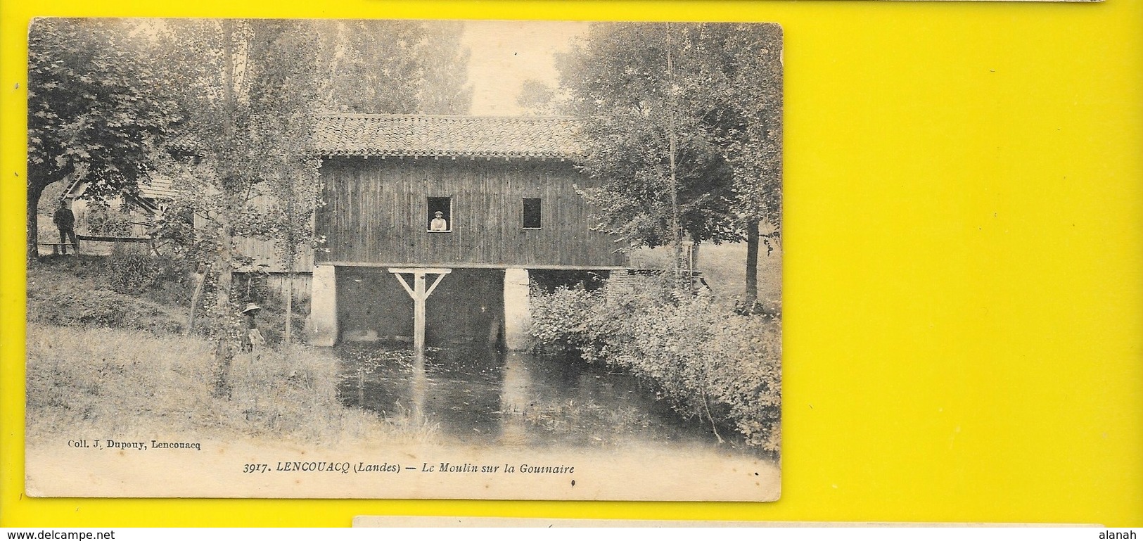 LENCOUACQ Rare Le Moulin Sur La Gouinaire (Dupouy) Landes (40) - Autres & Non Classés