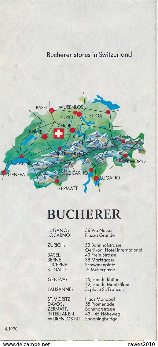 Schweiz Lugano Stadtplan - Other & Unclassified