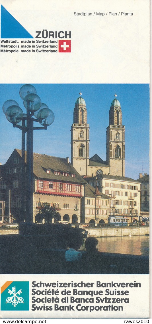 Schweiz Zürich Stadtplan Schweizerischer Bankenverein - Parijs