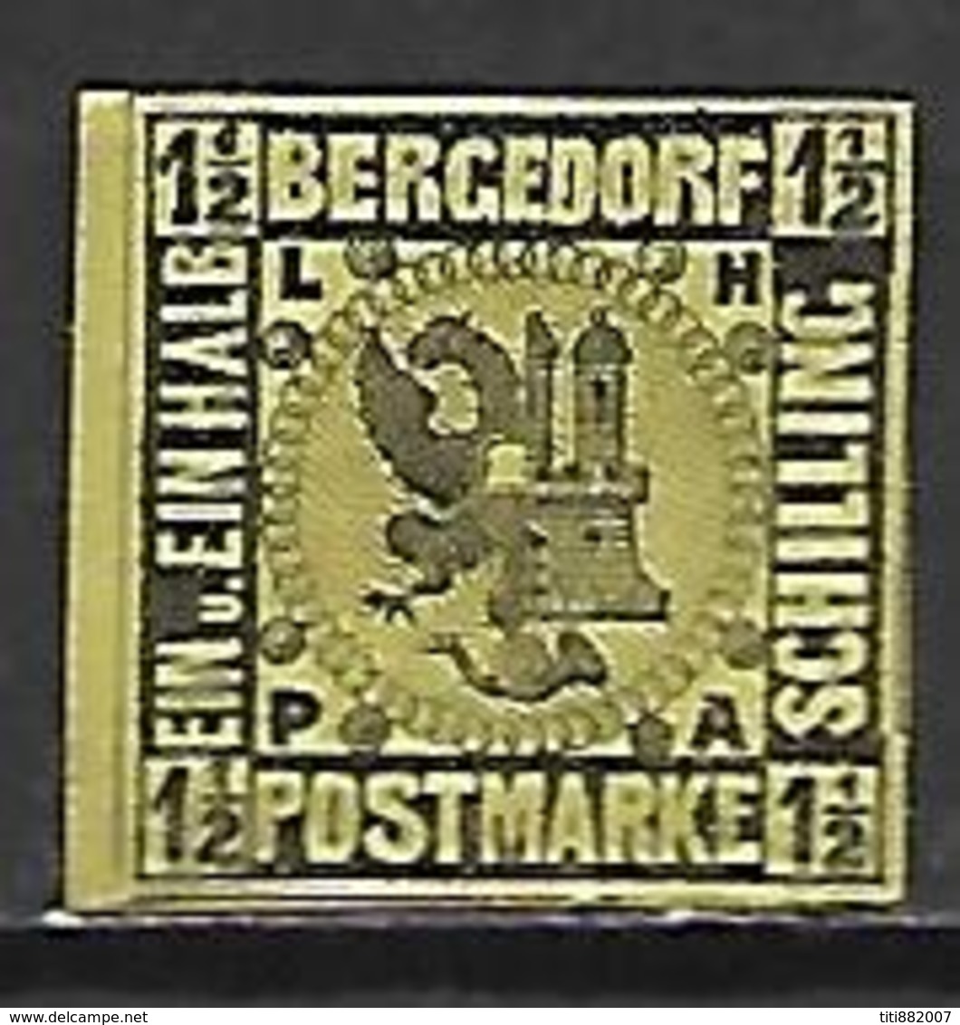 BERGEDORF   -   1861 .  Y&T N° 4 * - Bergedorf