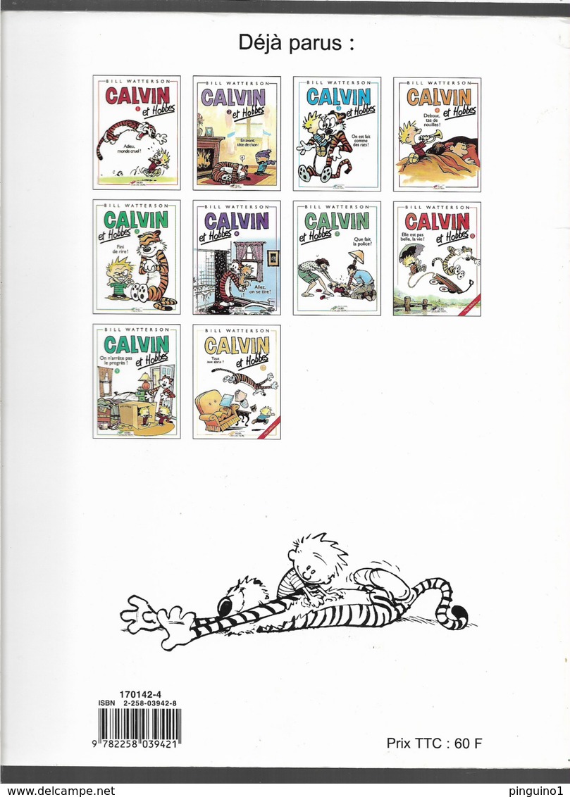 Watterson Calvin Et Hobbes Chou Bi Dou Wouah - Calvin Et Hobbes