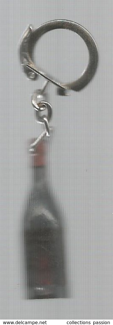 Porte Clefs, Clés, BOUTEILLE , Vin De Bordeaux ,LIRAC , Domaine De CASTEL OLLALOU , 2 Scans , Frais 1.95 E - Portachiavi