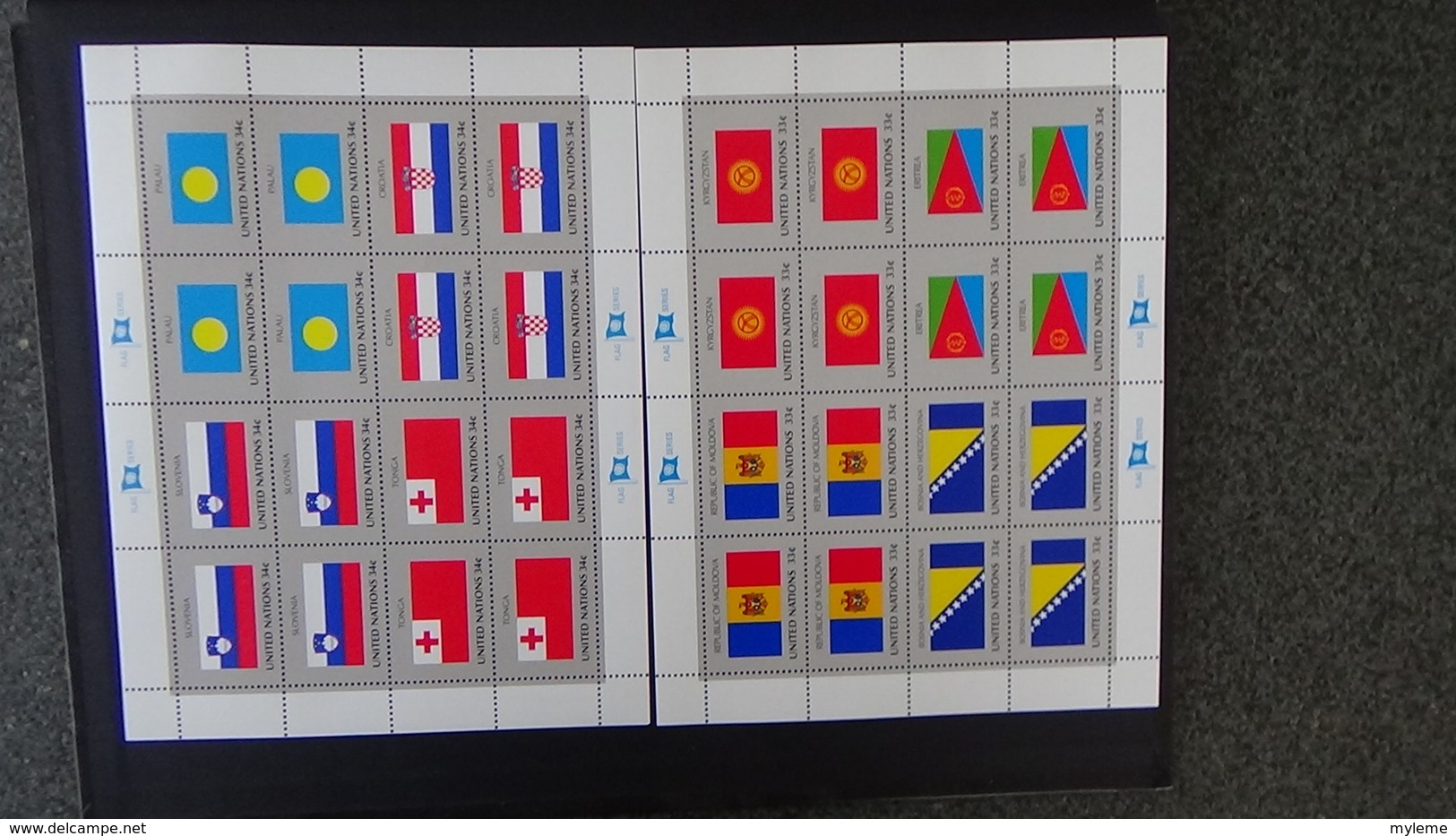 Dispersion d'une grosse collection timbres et blocs ** Nations Unies tous bureaux. Superbe !!!