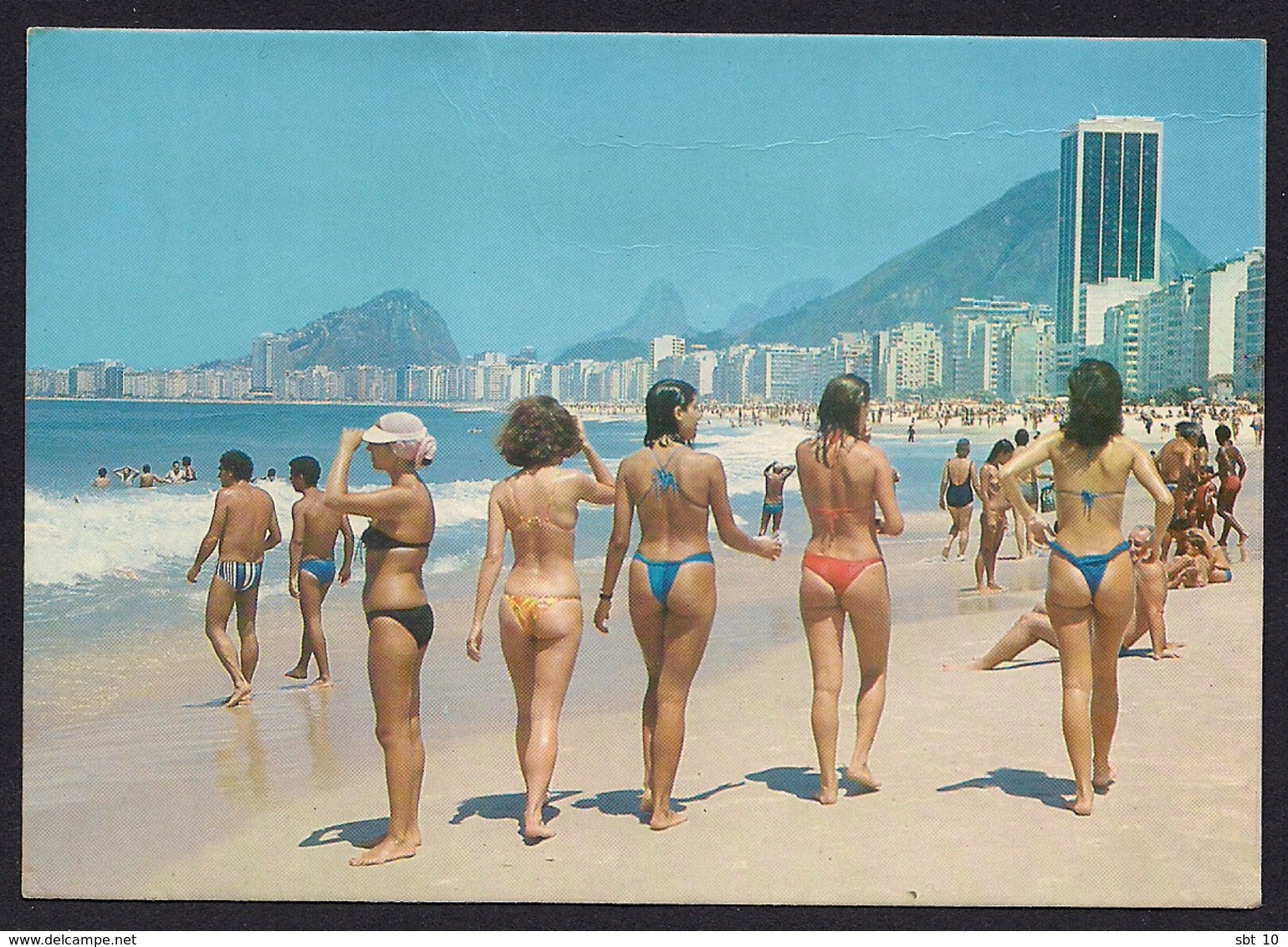 Brazil - Copacabana Beach With Girls In Ioincloth [F.Vidigal 101-40] - Copacabana