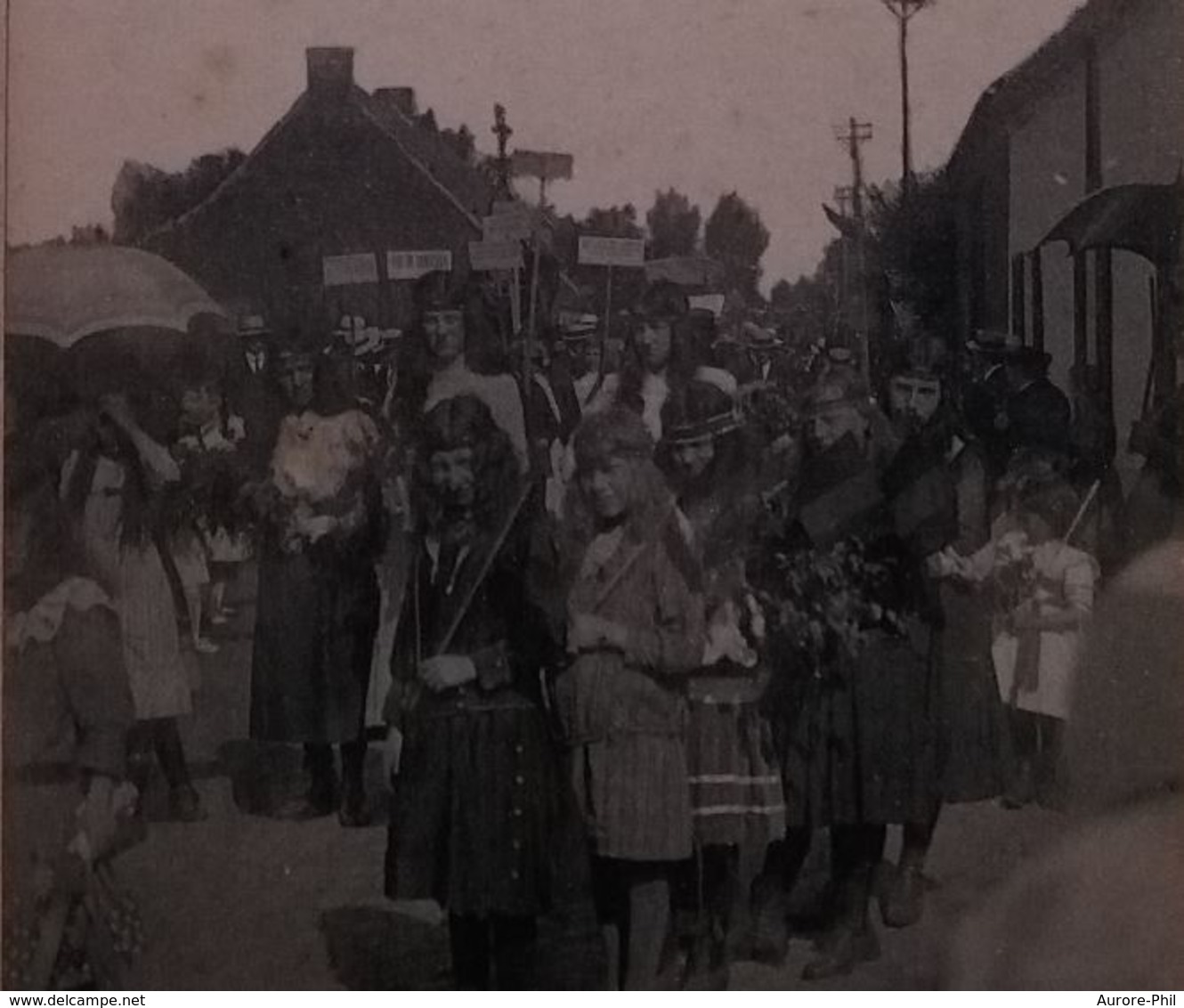 Huissignies Fête Patriotique Du 12  Septembre 1920 - Chièvres