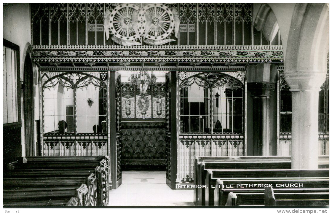 CORNWALL -  LITTLE PETHERICK CHURCH INTERIOR RP Co708 - Other & Unclassified