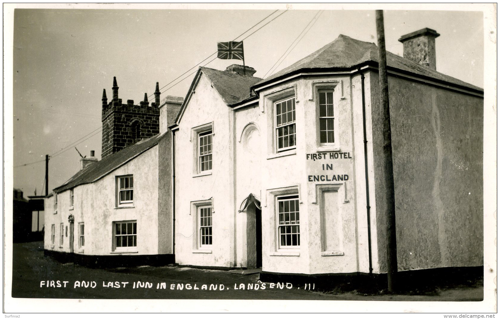 CORNWALL -  THE FIRST AND LAST INN IN ENGLAND, LAND'S END RP Co230 - Land's End