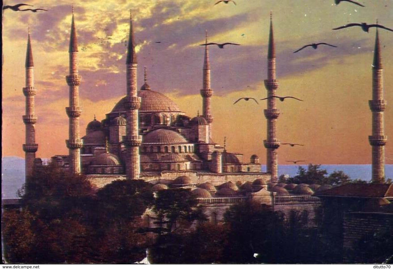Istanbul - The Mosgue Of Sultan Ahmet - Formato Grande Viaggiata – E 7 - Turchia