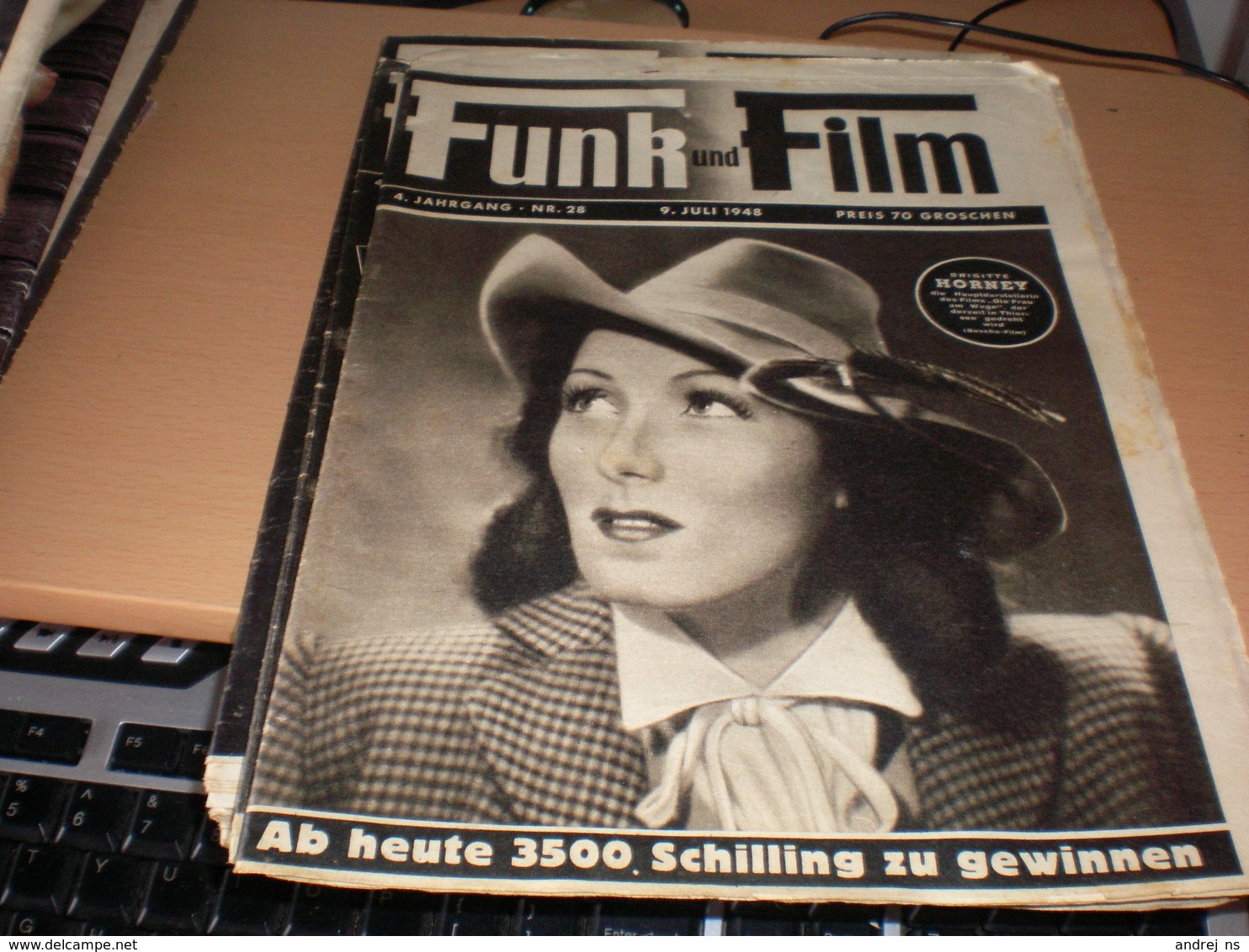 Funk Und Film Nr 28 1948 Brgitte Horney - Magazines