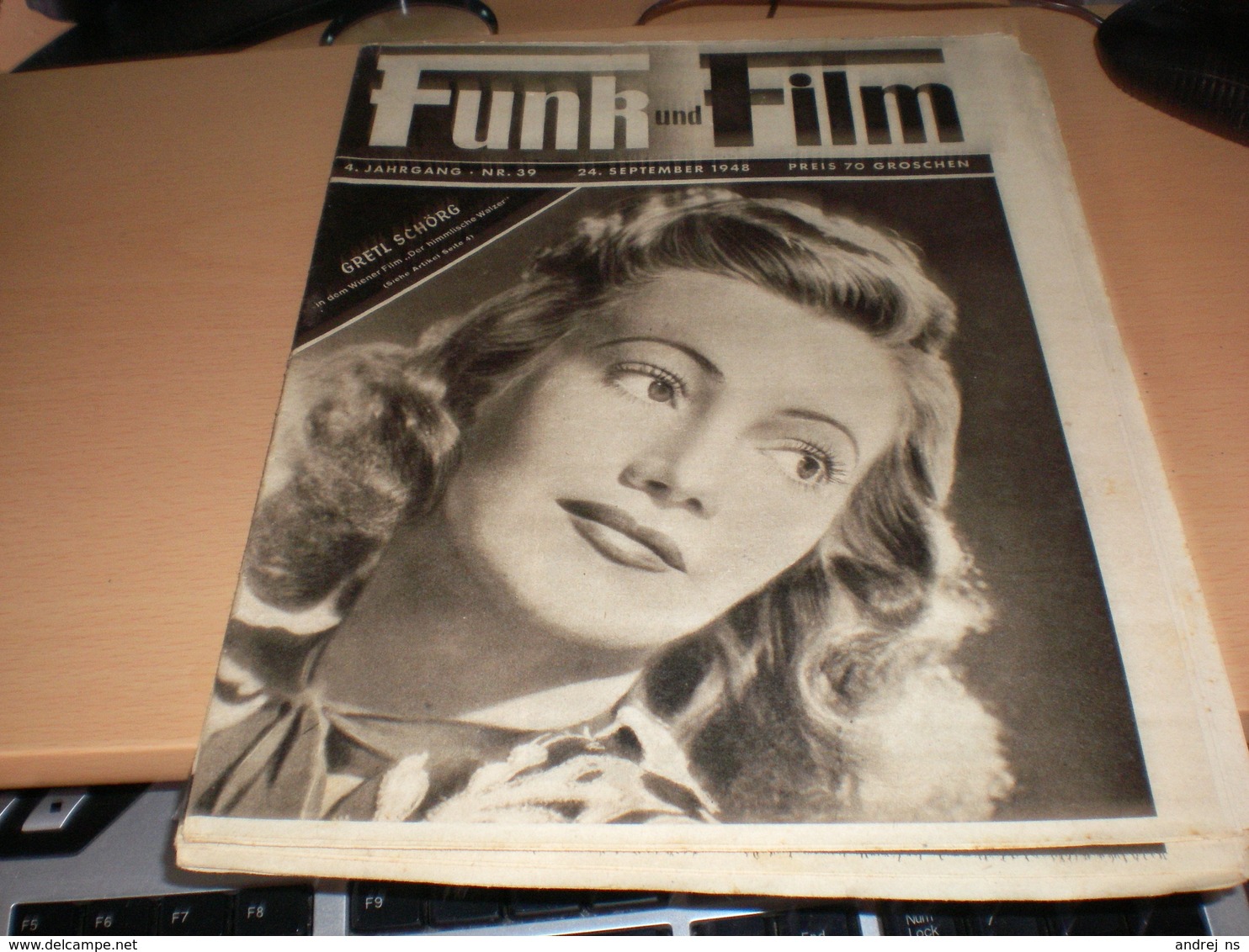 Funk Und Film Nr 39 1948 Gretl Schorg - Magazines