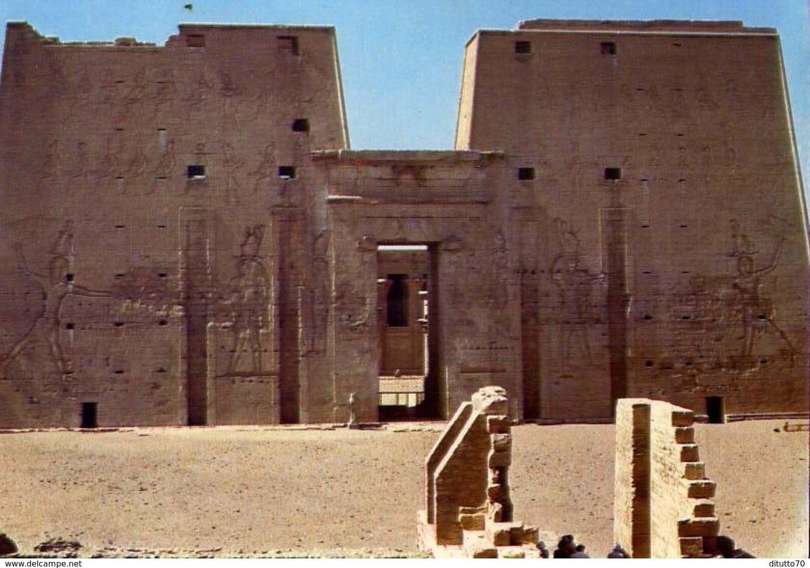 Edfu Temple Of God Horus - Formato Grande Viaggiata – E 7 - Non Classificati