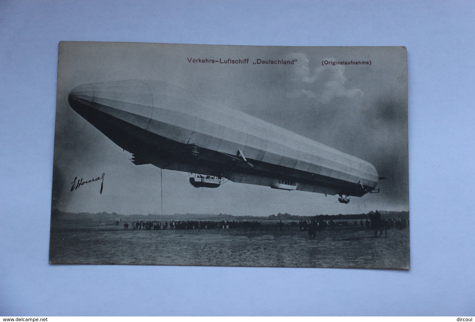 39398  -  Zeppelin  -  Verkehrs-Luftschiff   Deutschland   -originalaufnahme  -  2 - Zeppeline