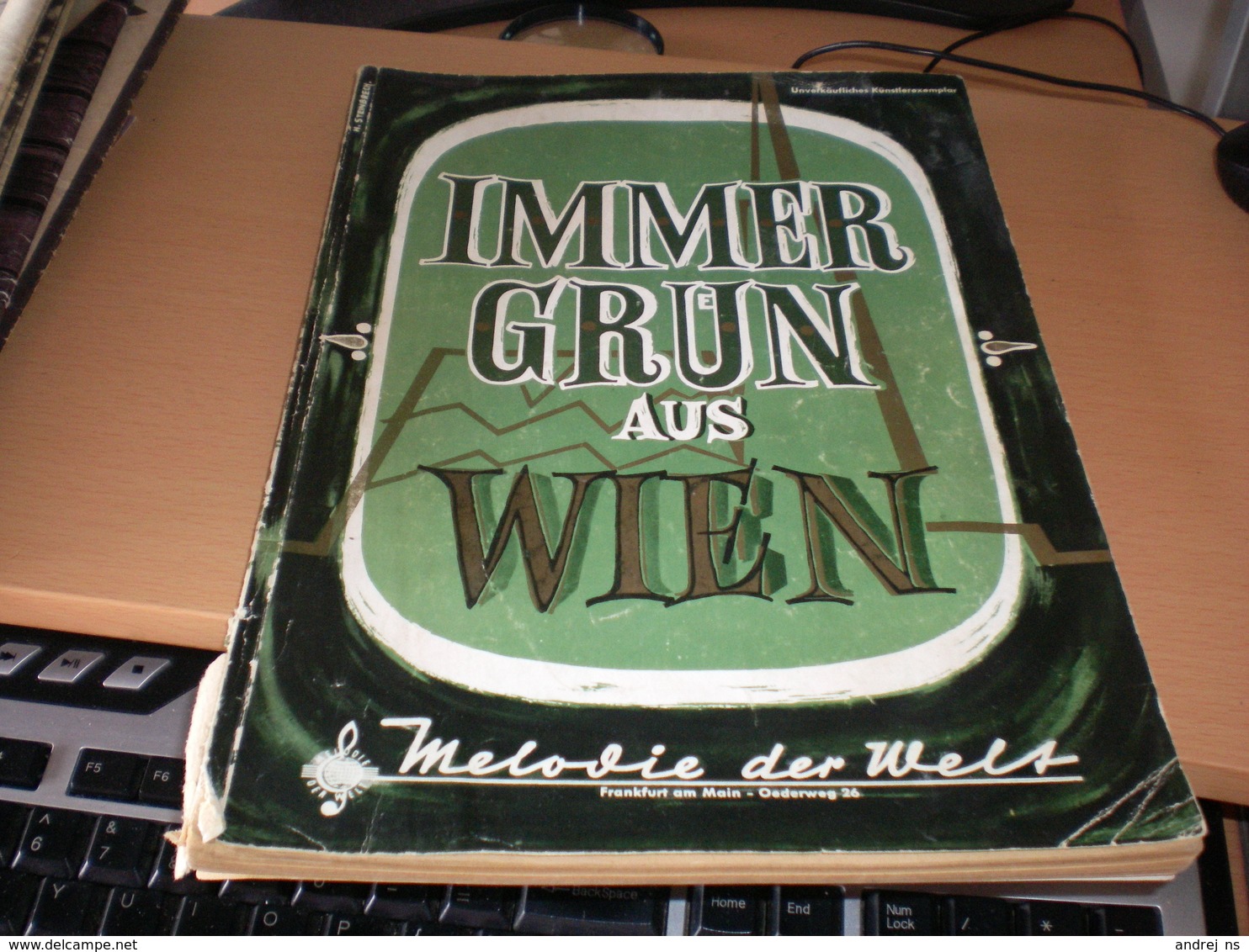 Immer Grun Aus Wien Melodie Der Wels 111 Pages - Musique