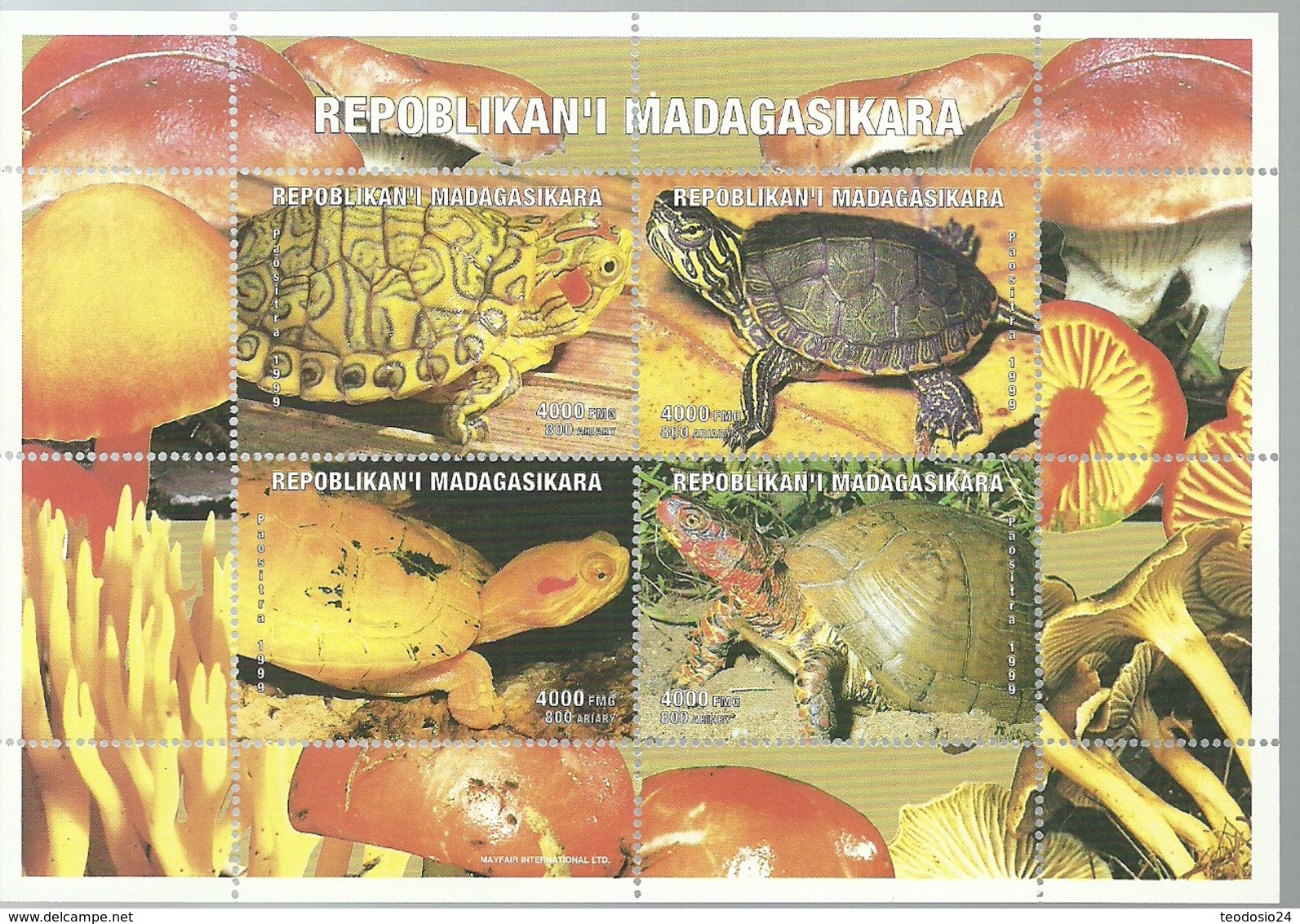 MADAGASCAR 1999   ** MNH TORTUGAS - Tortues