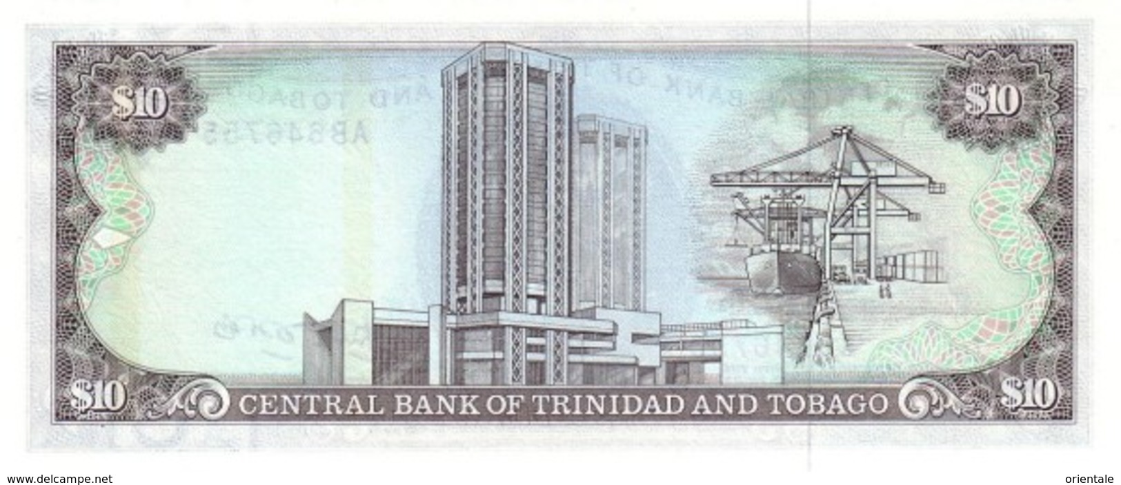 TRINIDAD & TOBAGO P. 38c 10 D 1990 UNC - Trinité & Tobago