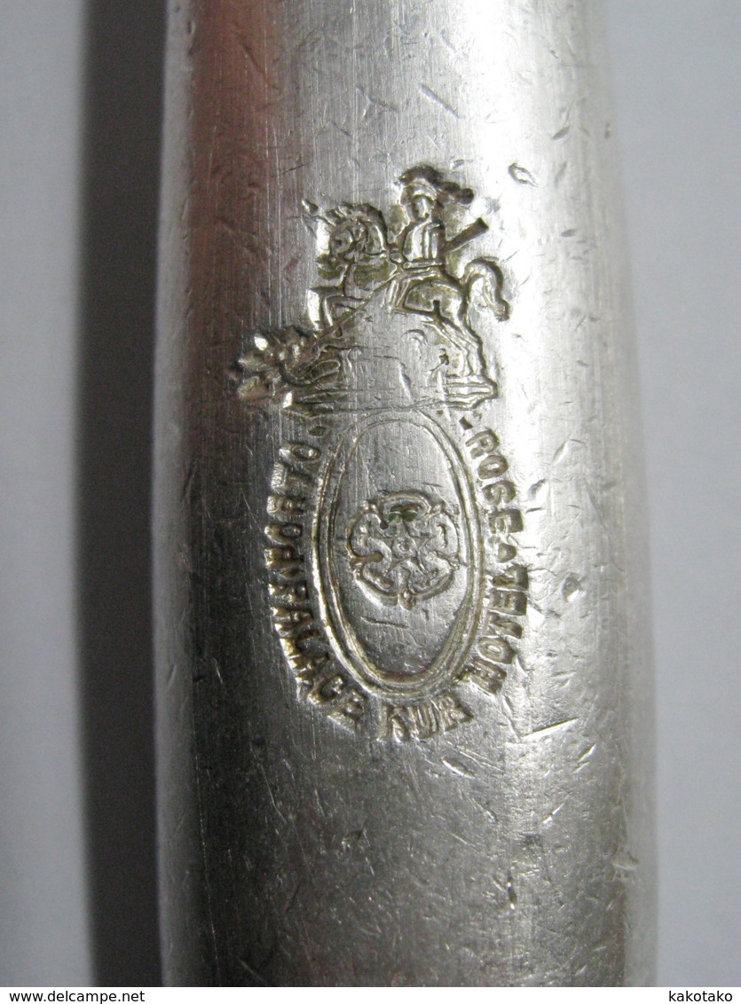 SLOVENIA , PORTOROSE , PALACE KUR HOTEL , Vintage Silverplate Fork , PORTOROZ - Silverware