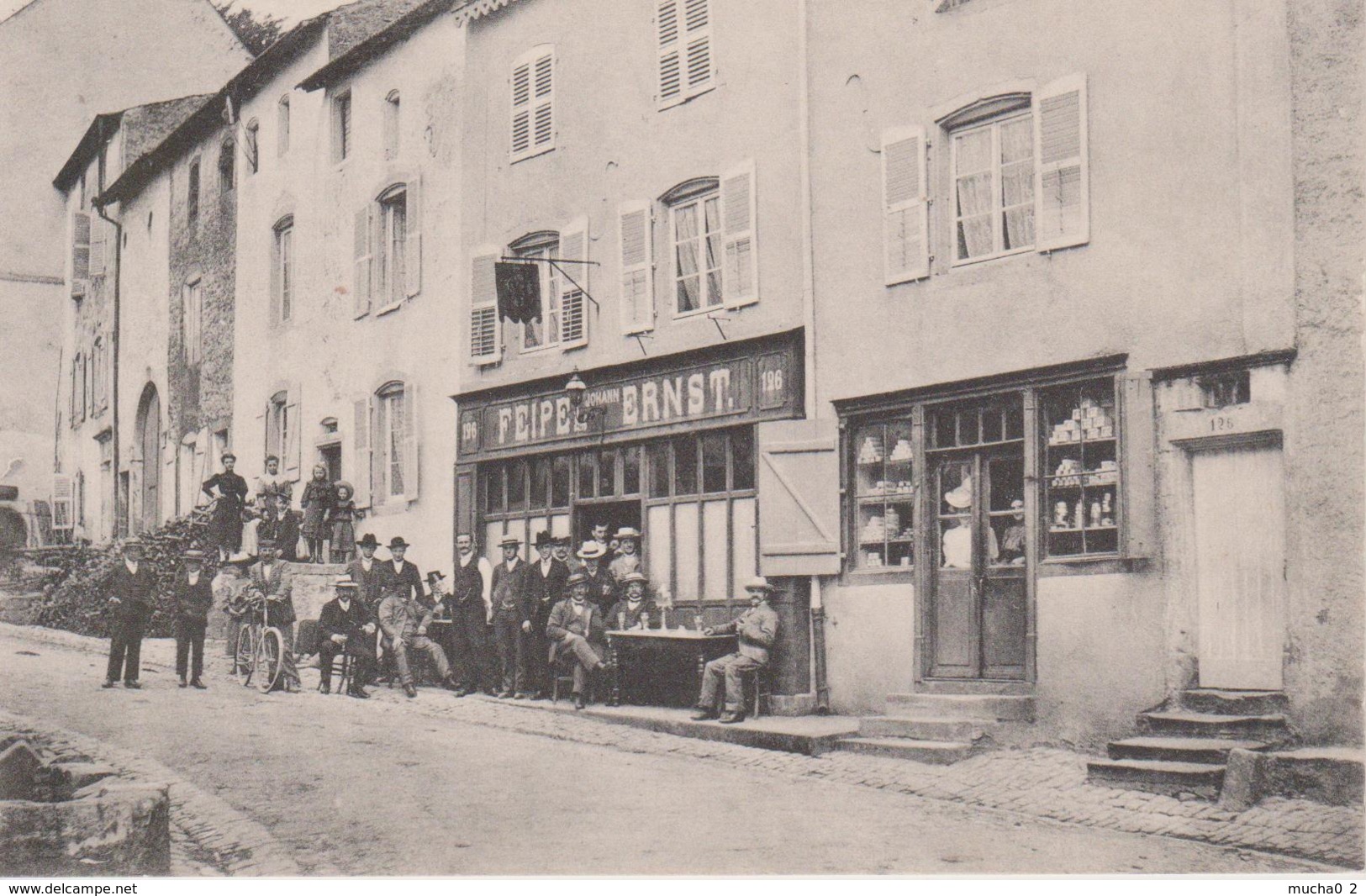 57 - RODEMACK - RUE DES SEIGNEURS - CAFE FEIPEL ERNST - CARTE RARE - Autres & Non Classés