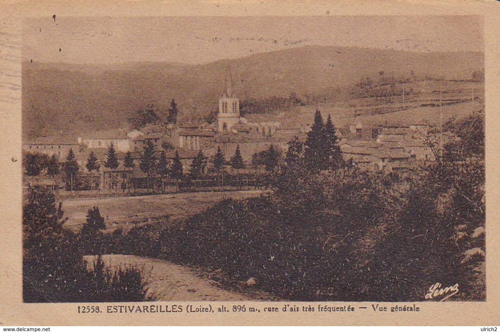 CPA Estivareilles (Loire) - Cure D'air Très Fréquentée - Vue Générale - Ca. 1945 (36840) - Saint Just Saint Rambert