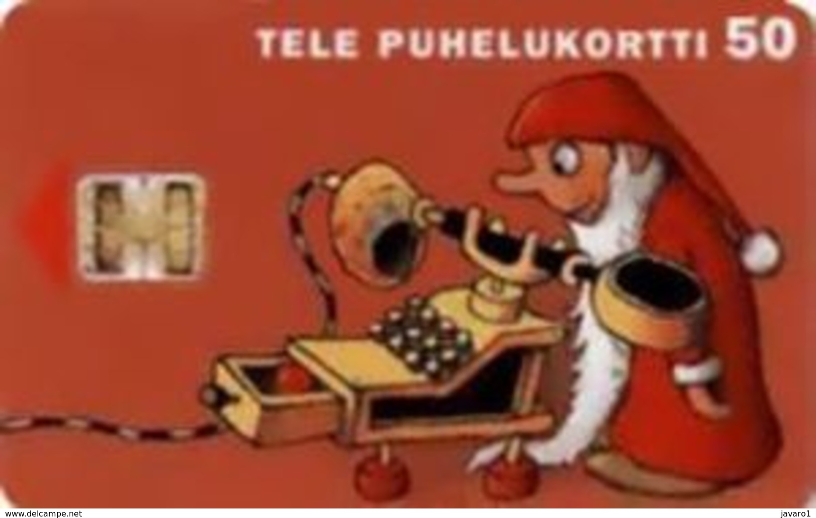 FIN-TELE : P29 50 Elf And Sled USED - Finlande