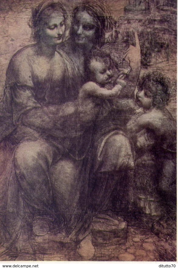 Maddona - Child St.anne And St John - Leonardo Da Vinci - Formato Grande Non Viaggiata – E 7 - Altri & Non Classificati