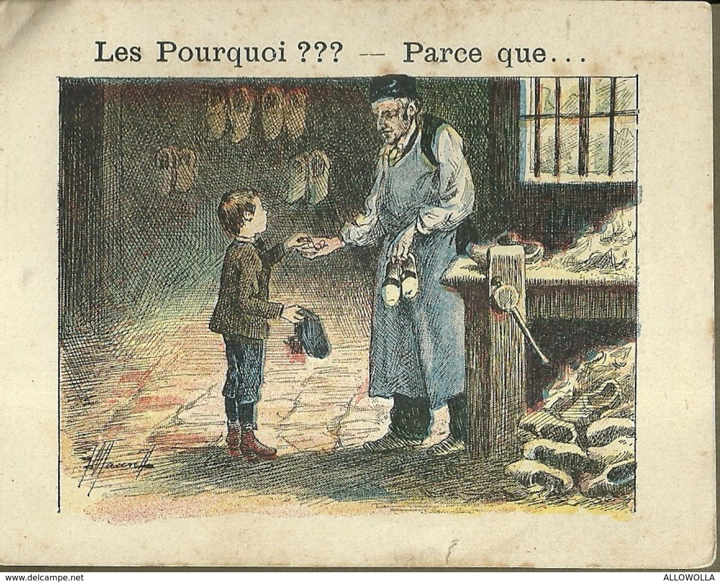 1398 " LES POURQUOI ??? ..... PARCE QUE ..... " FIGURINA DIDATTICA FRANCESE  ORIGINALE - 0-6 Years Old