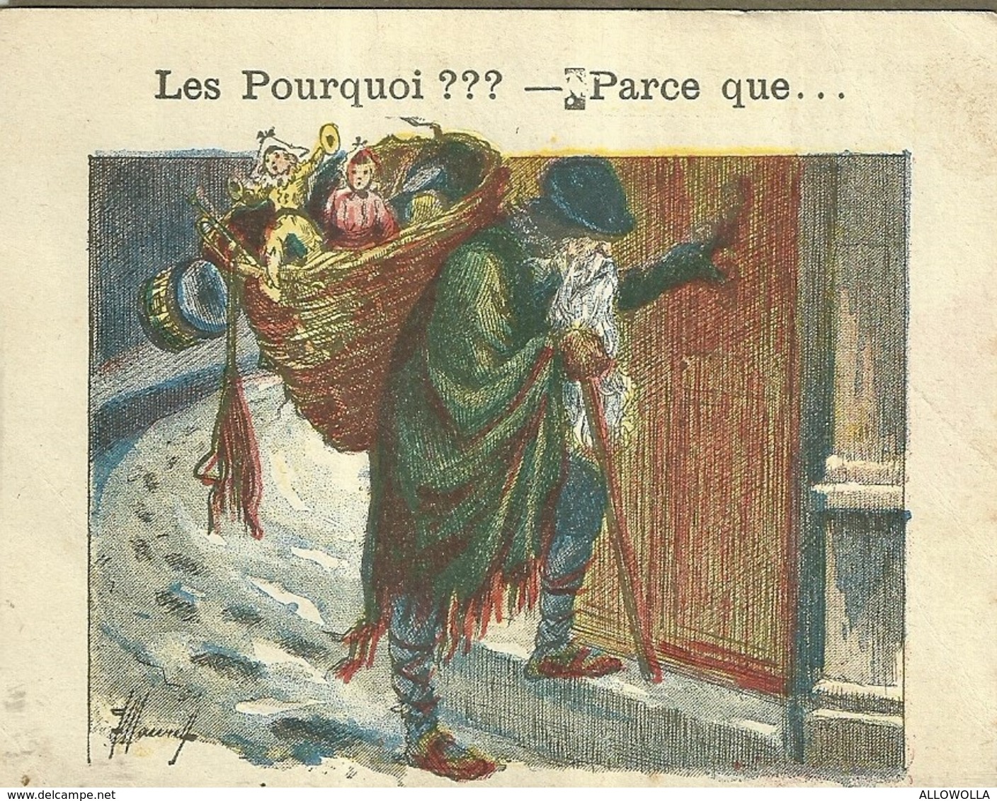 1420 " LES POURQUOI ??? ..... PARCE QUE ..... " FIGURINA DIDATTICA FRANCESE  ORIGINALE - 0-6 Anni