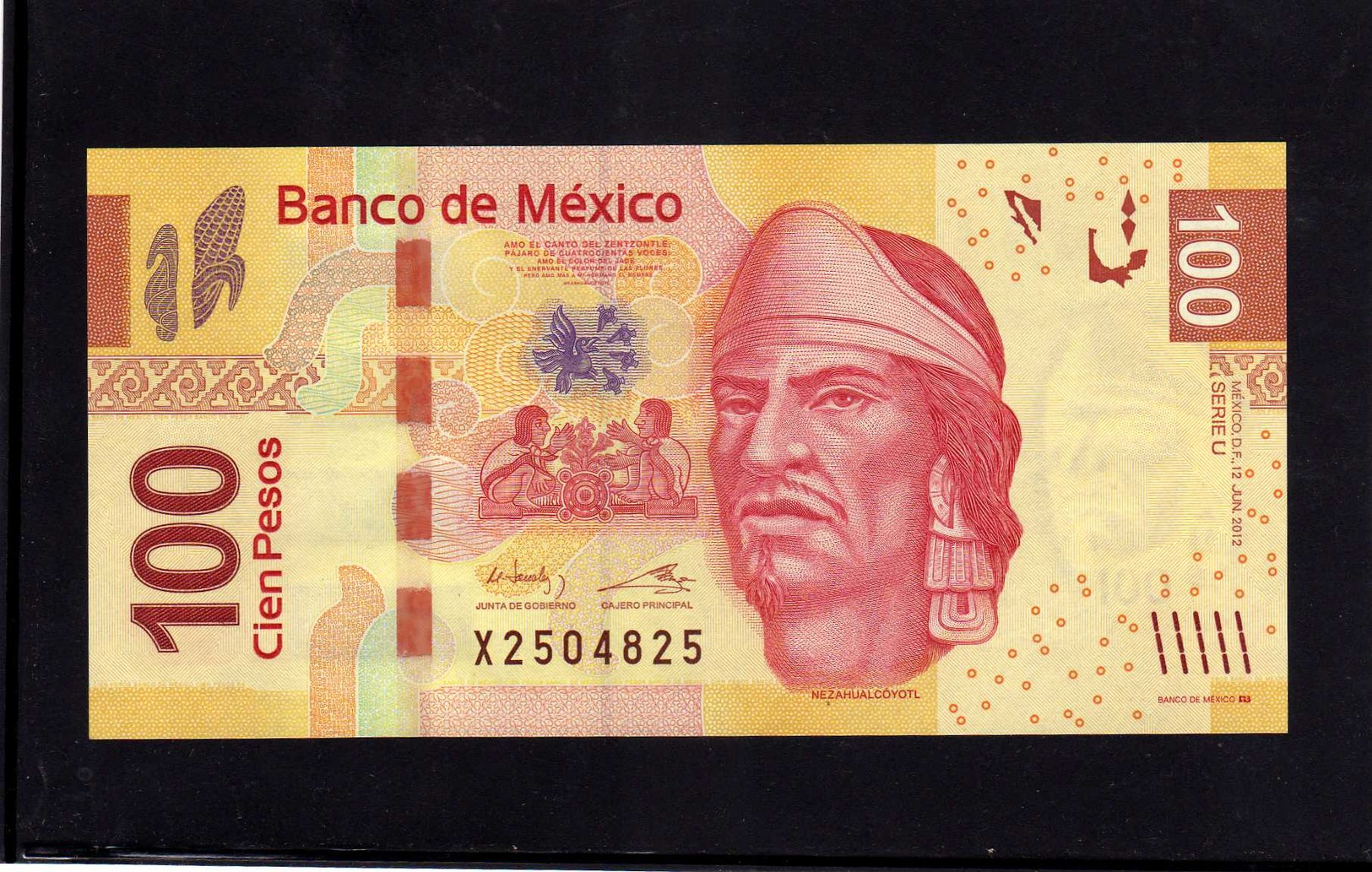 MEXICO. Bankanote 100 Pesos UNC 2012 - Mexique