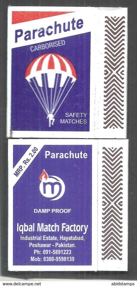 PAKISTAN MATCHBOX PARACHUTE RS 2 - Matchboxes