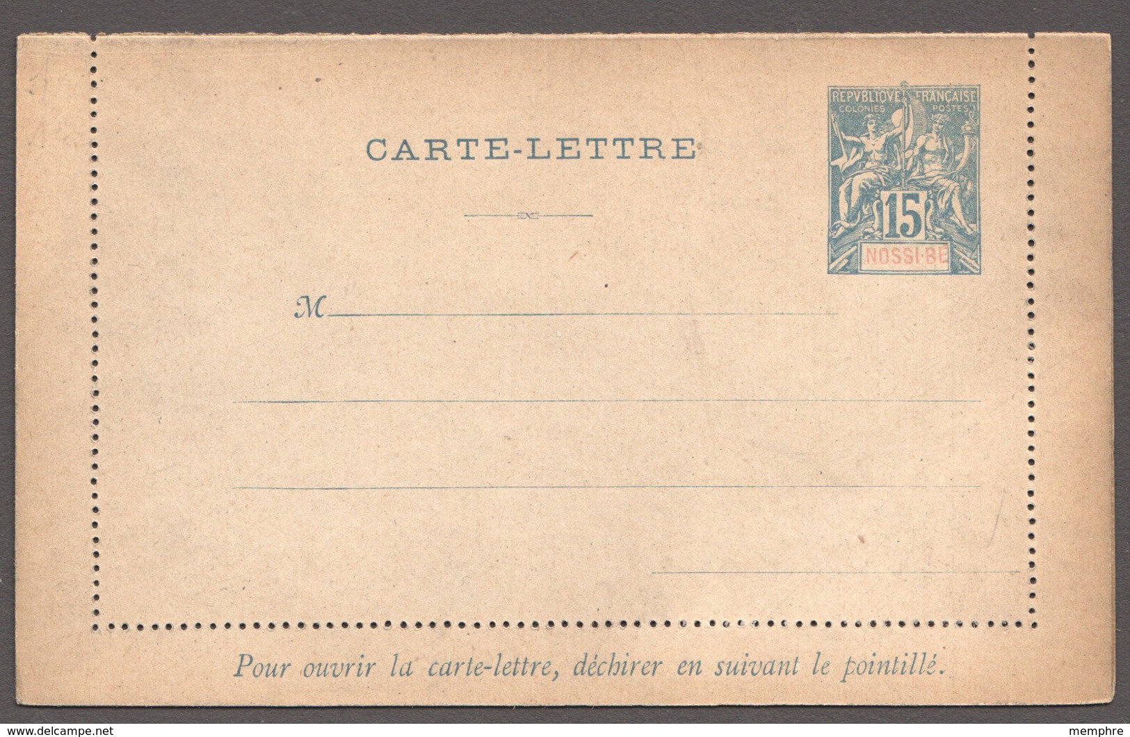 Entier  Carte-lettre  Groupe 15 Cent. Neuve - Covers & Documents